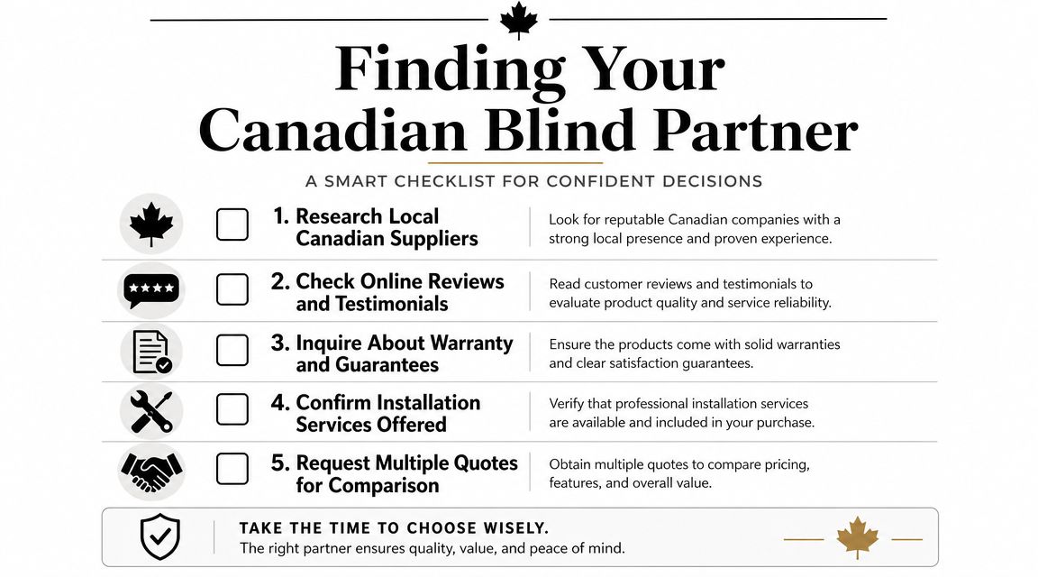 Finding a Canadian Supplier and Installer